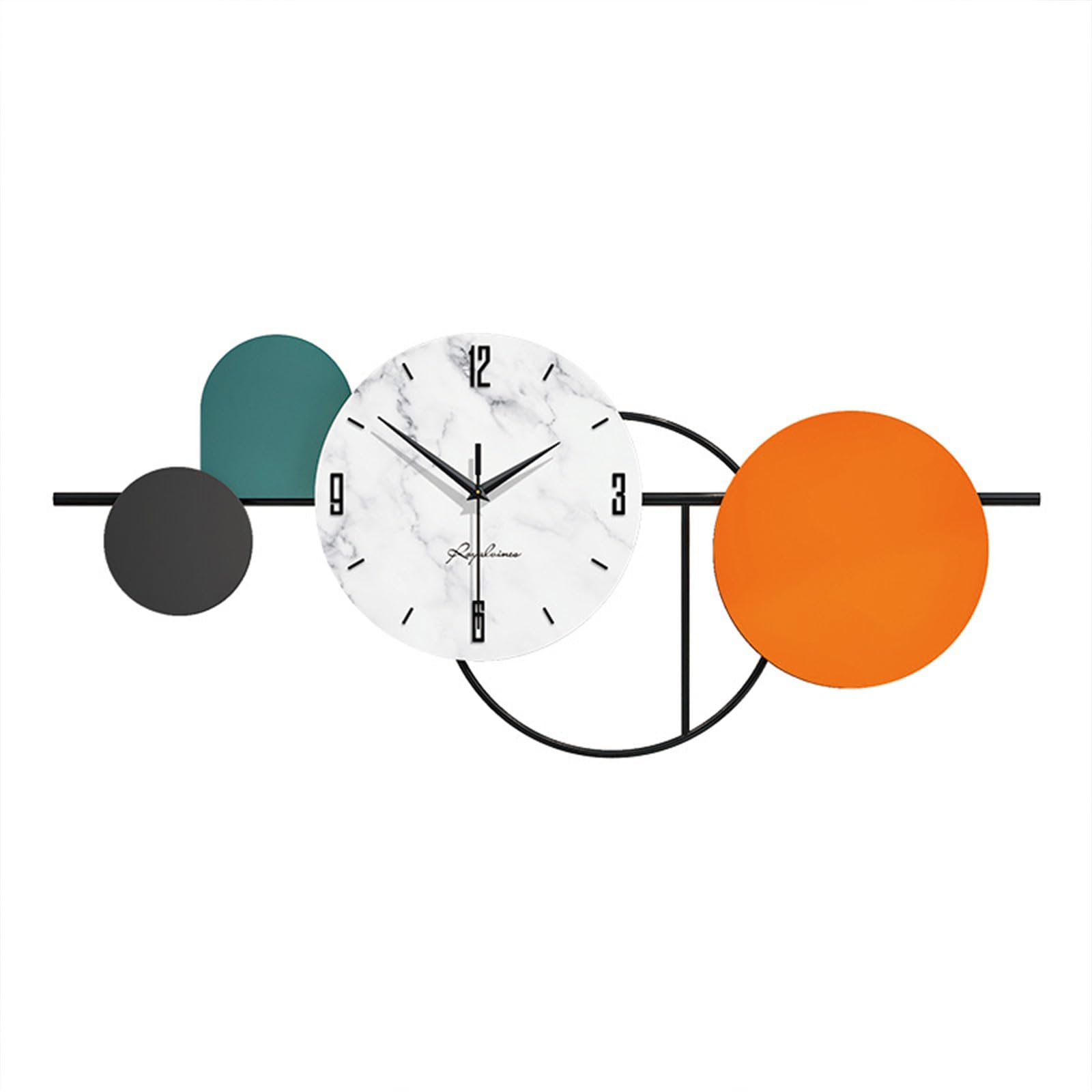Montre à quartz de décoration murale de restaurant ou grand salon tendance