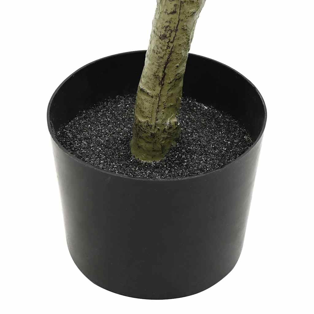 Künstlicher Zitronenbaum 120 cm grün mit 136 Blättern und 38 Zitronen, PEVA Blätter, PE Stamm, pflegefreie Zimmerpflanze für Wohnzimmer, Büro, Terrasse und Fensterbank