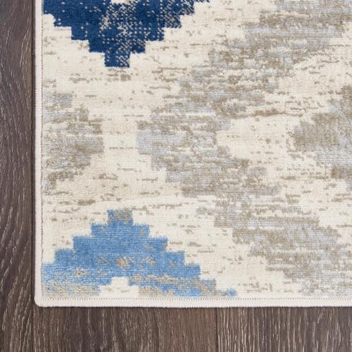 Home Dynamix Melrose Maritza Area Rug, 4x5, Blue/Ivory by Home Dynamix - Image 4