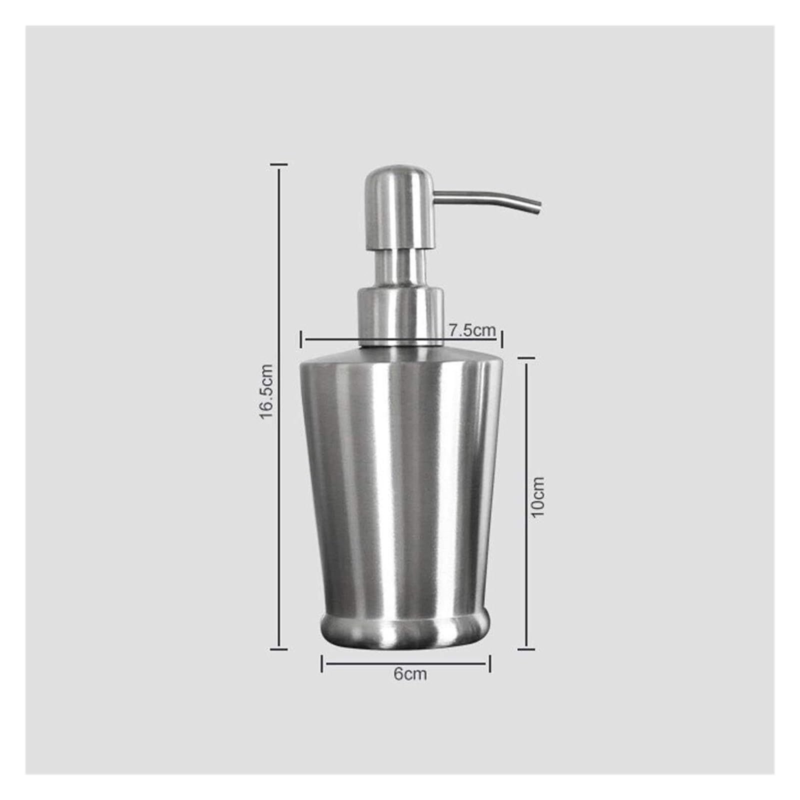 Dispensador De Jabón De Cerámica, Botella De Loción Recargable, Dispensador De Jabón Botella De Jabón De Mano De Acero Inoxidable 304 Dispensador De Jabón Botella Botella De Loción Dispensador De Líqu