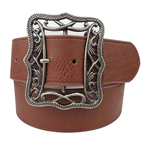 Vegan, Non-Animal Belt with Western Buckle