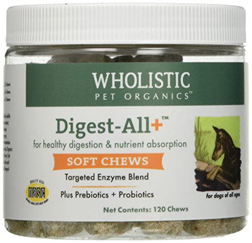 Wholistic Pet Organics 120 Count Digest-All Plus Soft Chews Supplement