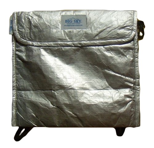 Big Sky International Insulite Cozy Food Pouch, Metallic Silver