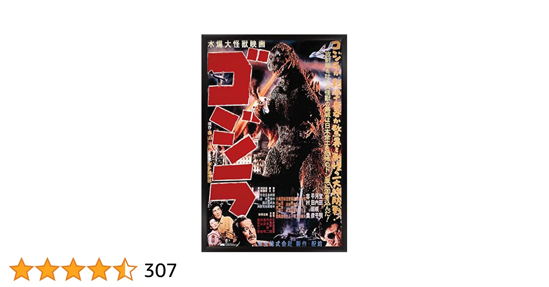 新品 70周年 ゴジラ博 B2ポスター GODZILLA 1954-2023 Amazon.co.jp: Trends International Godzilla - GODZILLA (1954