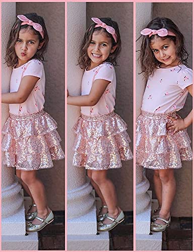 Image of Fairy Dolls Girls Sequin Ruffle Skirt