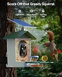 COOAU 5MP Smart Bird Feeder Camera Wireless Outdoor, 2.5K HD Solar Powered Bird Feeder with Camera with AI Bird Species Identification, Auto Recording & Instant Notifications for Bird Lovers - Image 9