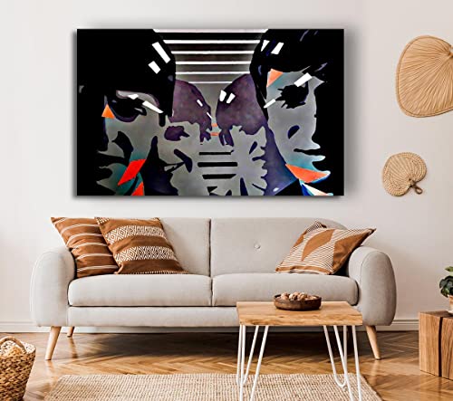 Impression sur toile Beatles – Double XL 101,6 x 142,7 cm - Les Beatles, Paul McCartney, John Lennon, RIngo Starr, George Harrison Impression sur toile Beatles - Double XL 101,6 x 142,7 cm – Image 5