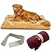 Vivi Bear Couverture pour Chien 110 x 70cm Tapis Lavable a la Machine pour Animaux Lit pour Chien Réversible pour Chien et Chat Matelas pour Chien Couverture pour Animaux Premium