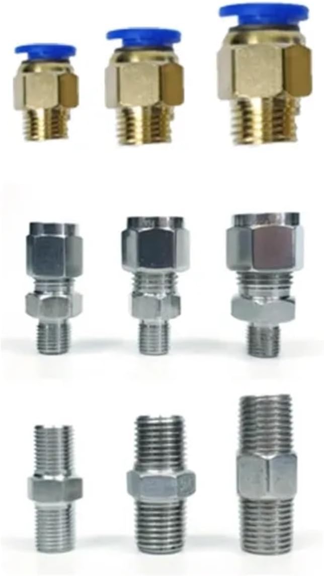 Glass tube flowmeter pneumatic quick φ6φ8φ10 gas liquid ethanol measurement DK800 3F precision(Gas0.18-1.8L H)