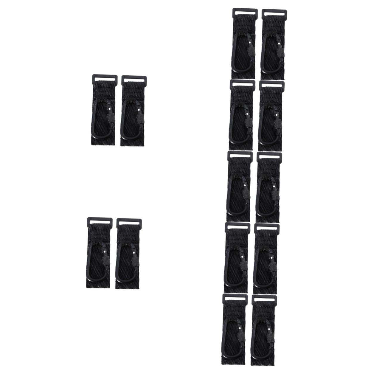 Yardwe 14 Piezas Ganchos para Cochecito Antideslizantes Colgadores Resistentes para Bolsas Carrito Soporte Seguro para Bolsas de Viaje y Compras