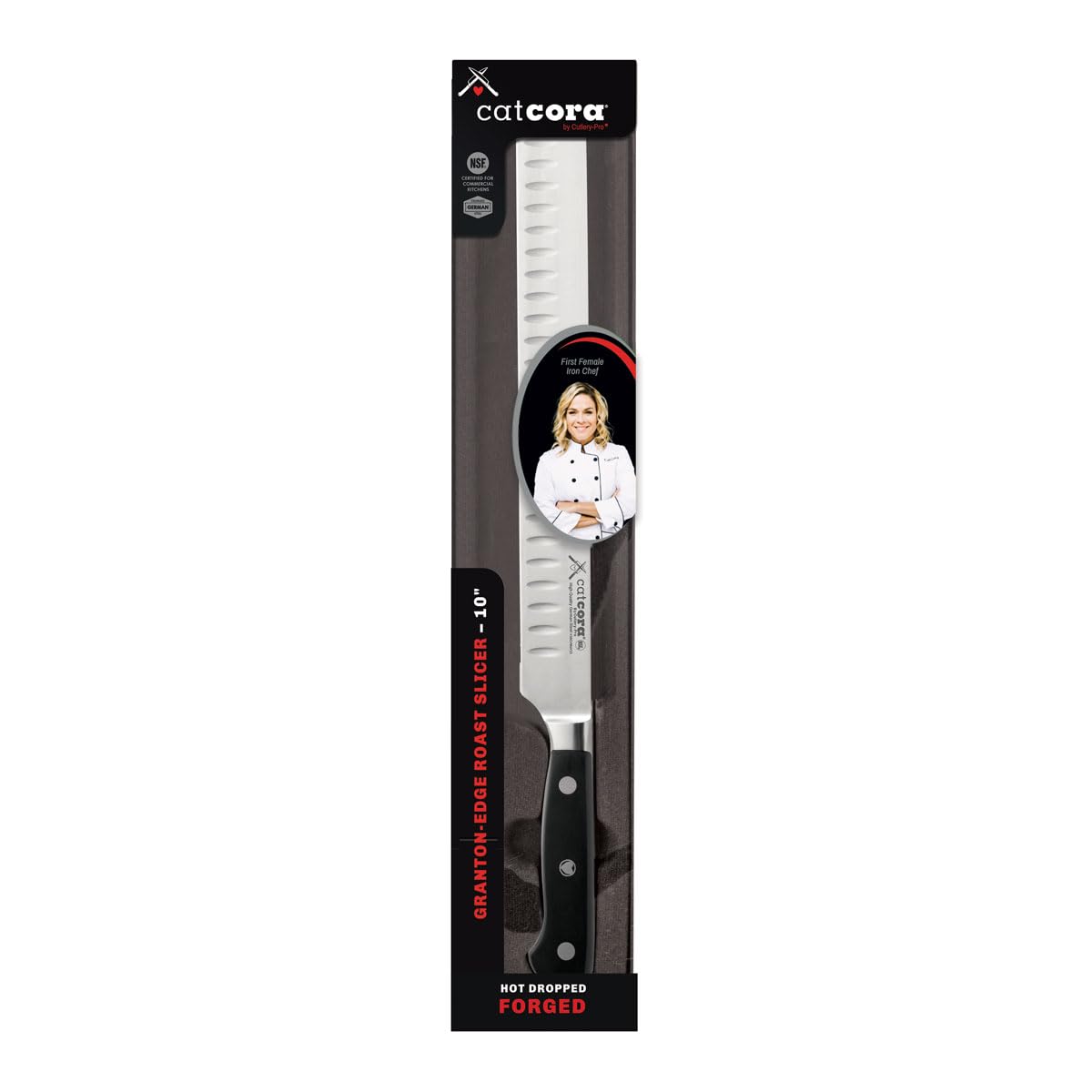 Amazon.com: Cutlery-Pro Cat Cora Forged Granton Roast Slicer Knife