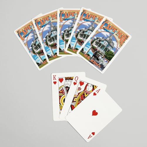Lantern Press Cape May New Jersey Baraja Poker 52 cartas miniatura 7