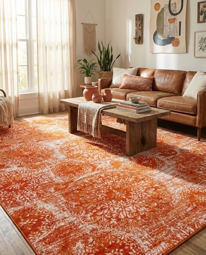 Tapete Monte Carlo 8' x 10' Naranja miniatura 1