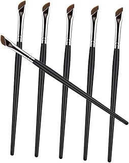Ergonomic Makeup Brushes Set 6pcs Angled Eyel...