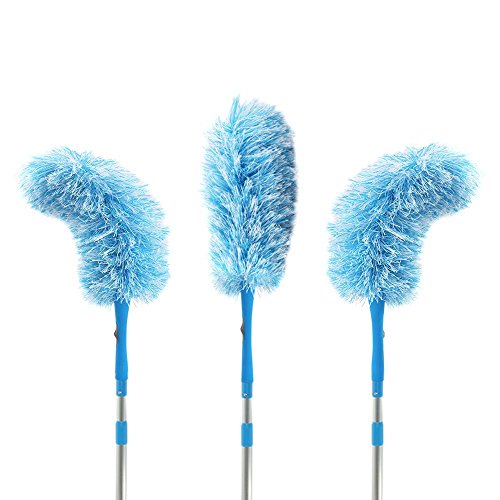 Houseables Duster w/Extension Pole, Ceiling Fan Cleaner, Microfiber