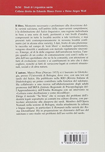 La Varietà Linguistica Del Sulcis. Fonologia E Morfologia - 2
