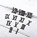12 Pieces Clock Numerals Kit DIY Digital Clock Repair Tools, Replacement Roman Arabic Number Quartz Wall Clock Parts Handmade Material