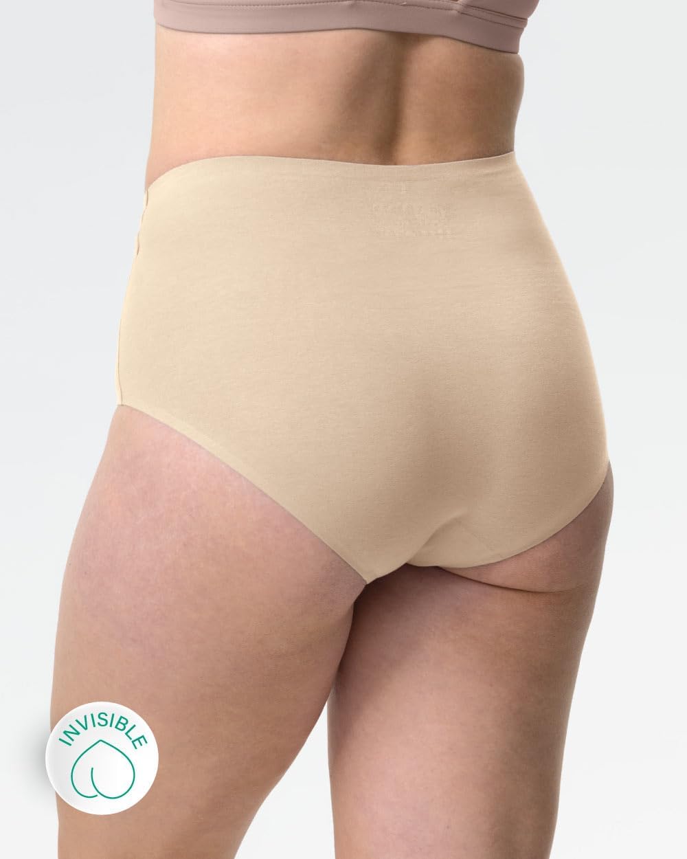 Neione Women's Cotton Underwear High-Waisted Seamless Panties Postpartum Briefs for Ladies Full Coverage Breathable - Image 3