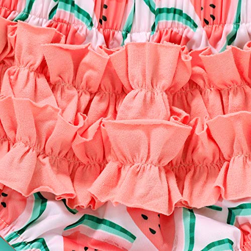 Tiny Cutey Infant Baby Girl Bikini Swimsuit Sunflower 2 Piece Bathing Suit Halter Top Bikini Bottoms Swimming Suit thumb #6