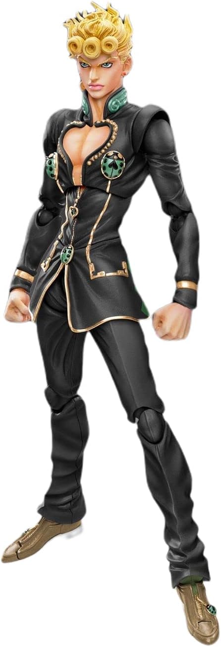 Medicos Entertainment JoJo's Bizarre Adventure Part5 Figurine Super Action Chozokado (Giorno Giovanna Ver. Black) 15 cm
