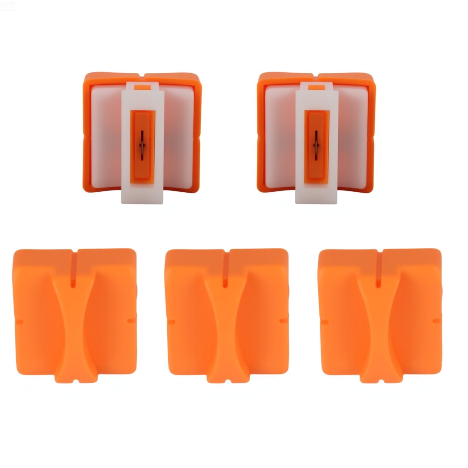 5 PCS Orange Trimmer Replacement Blades, Paper Cutters Tool, for A4 Paper Cutter with Automatic Security Safeguard, Trimmer Blades, Titanium Blades for Efficient Cutting of Photos, and Cards