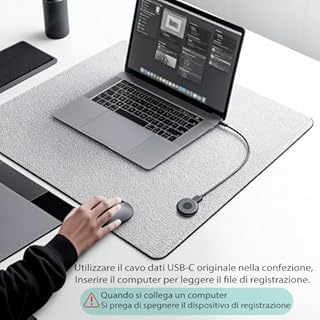 Gonikli Mini Registratore Vocale Spia, Ricaricabile USB, Memoria da 64GB, Registratore Vocale Spia e Funzioni Attivazione Vocale, Registratore Vocale per Lezioni, Riunioni (3.5 * 3.5 * 0.8)