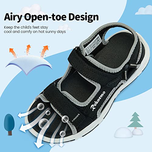 Kids Sandals Boys Girls Athletic Sports Summer Sandals Unisex Open Toe Water Shoes for Beach Hiking Outdoors (Little Kids/Big Kids)3