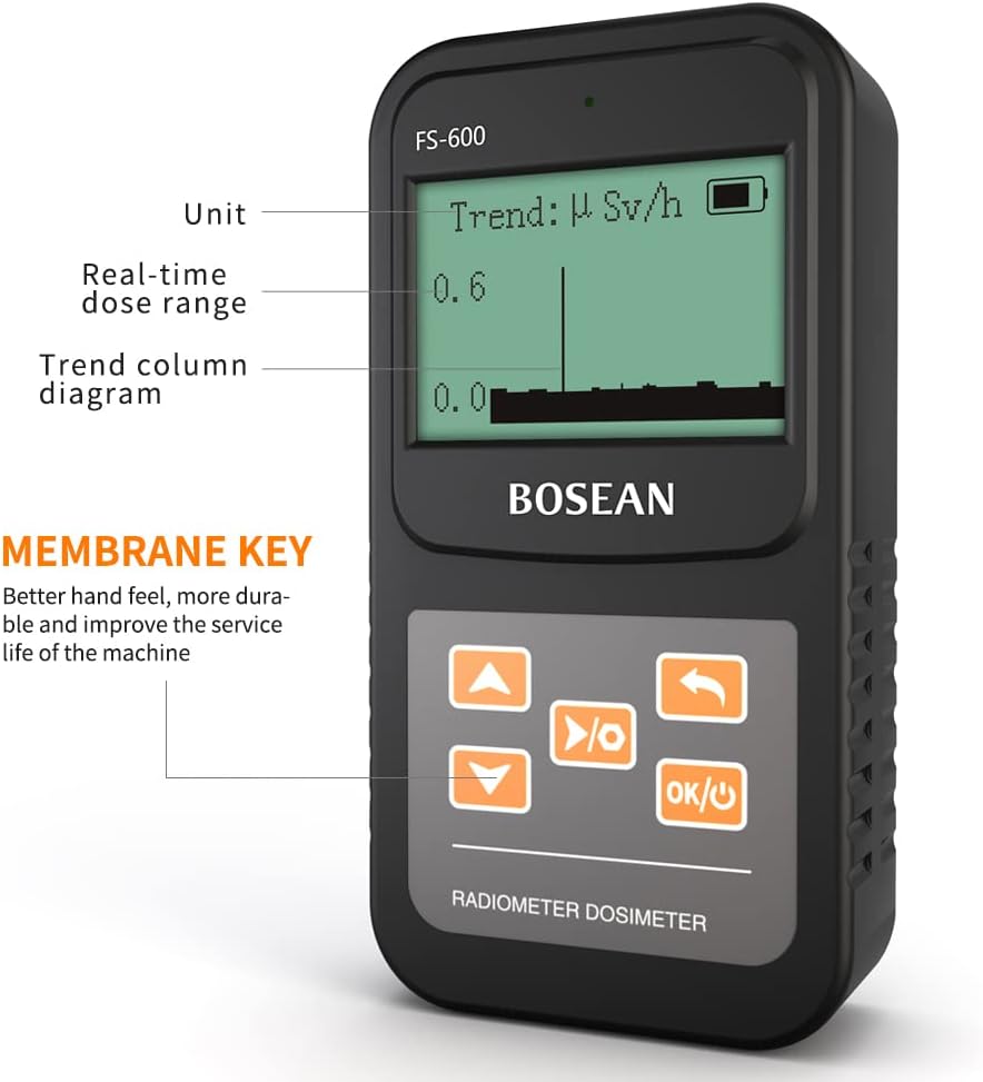 KLUFO USB Handheld Portable Counter Nuclear Radiation Detector Radioactive Ray X-Ray γ-Ray Radiation Tester Dosimeter
