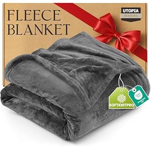 Utopia Bedding Fleece Blanket Queen...