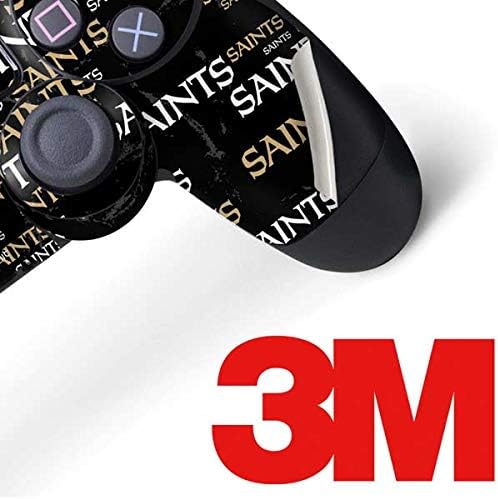 Vista 31 de Skinit Decal Gaming Skin Compatible with PS4 Controller - Officially Licensed NFL New Orleans Saints Double Vision Design Oro