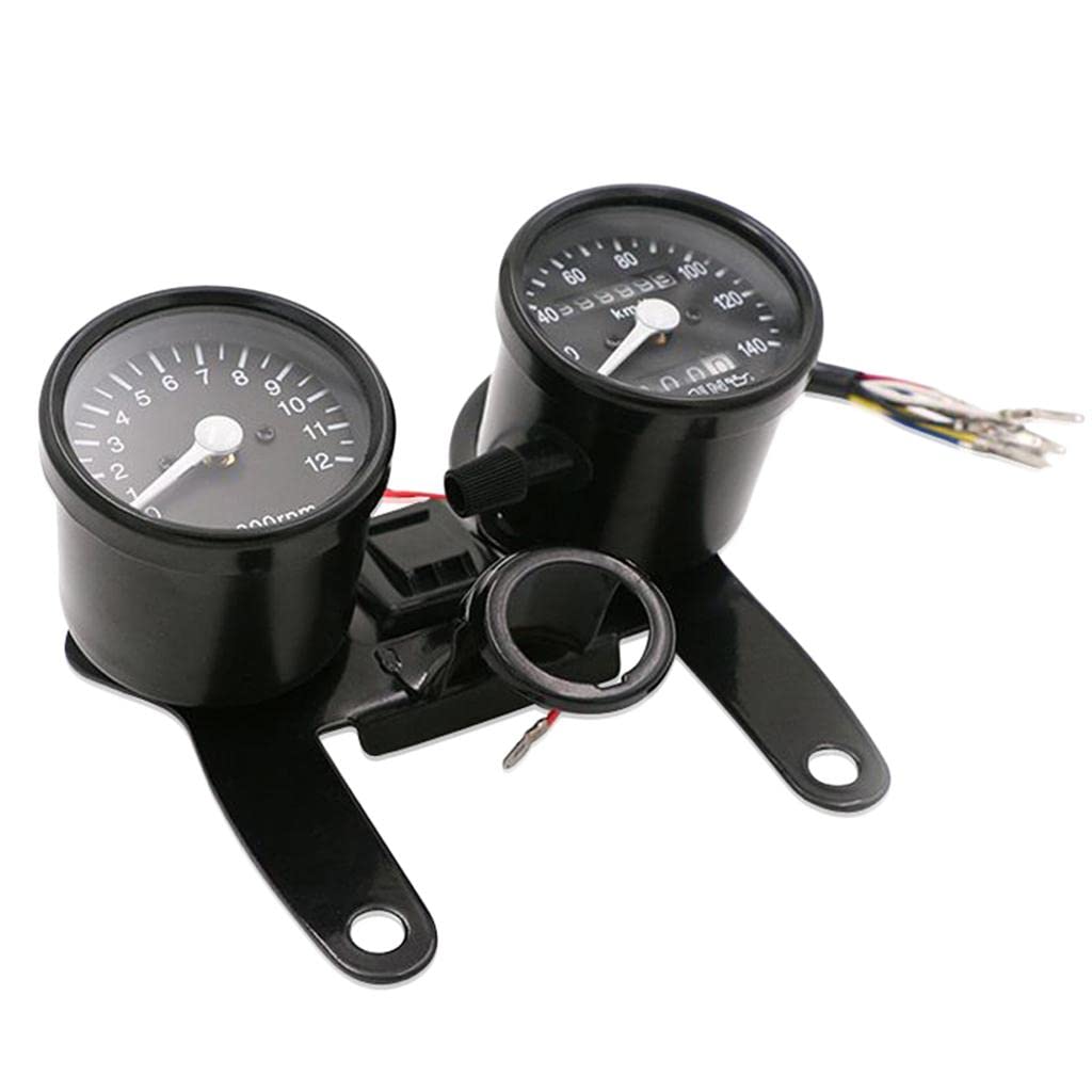 ATORSE® Led Digital Gauge Panel Speed Tachometer Odometer For Honda Cg125 Motorcycle-image-13