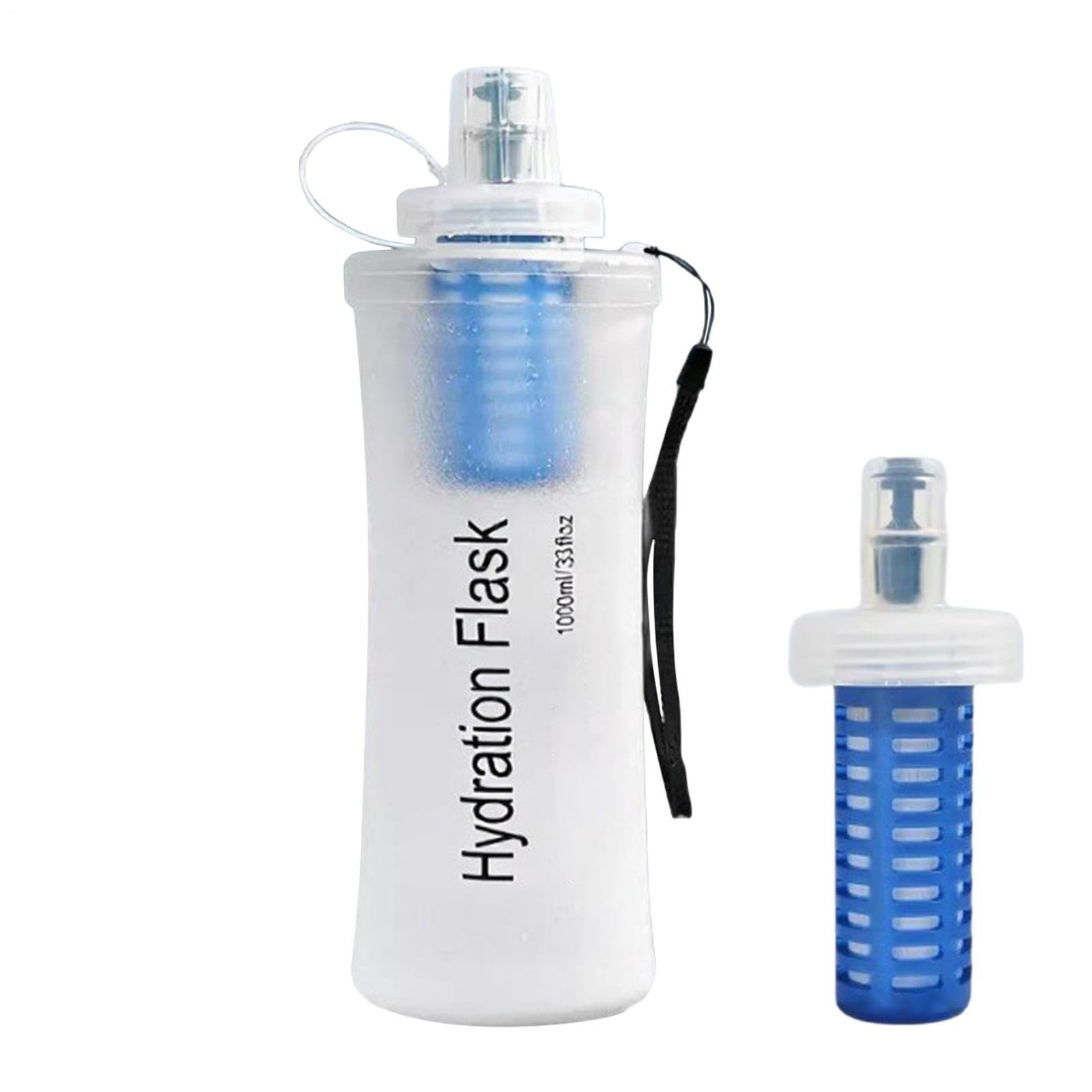 Borraccia Filtrante Borraccia Pieghevole Da Esterno 1 L Con Filtro
