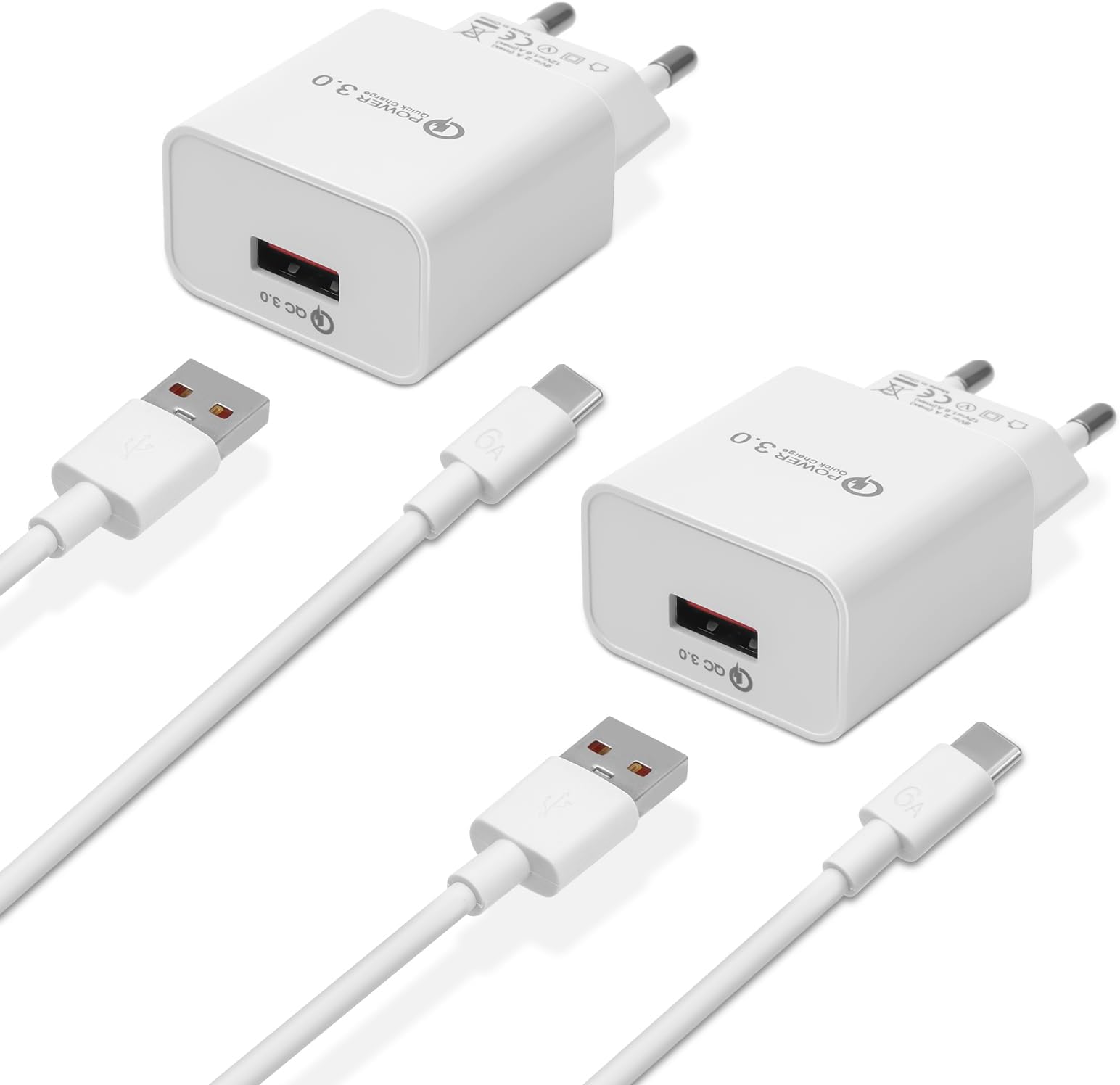 Spina Caricatore 5W Per IPhone - 2 Pezzi - 5V/1A USB - Compatibile Con IPhone 5/6/7/8/X/11/SE - Foto 4