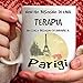 Tazza Parigi. Adatta per Colazione, The, tisana, caffè, Cappuccino. Gadget Tazza: Ho Solo Bisogno d'andare a Parigi. Idea Regalo Originale