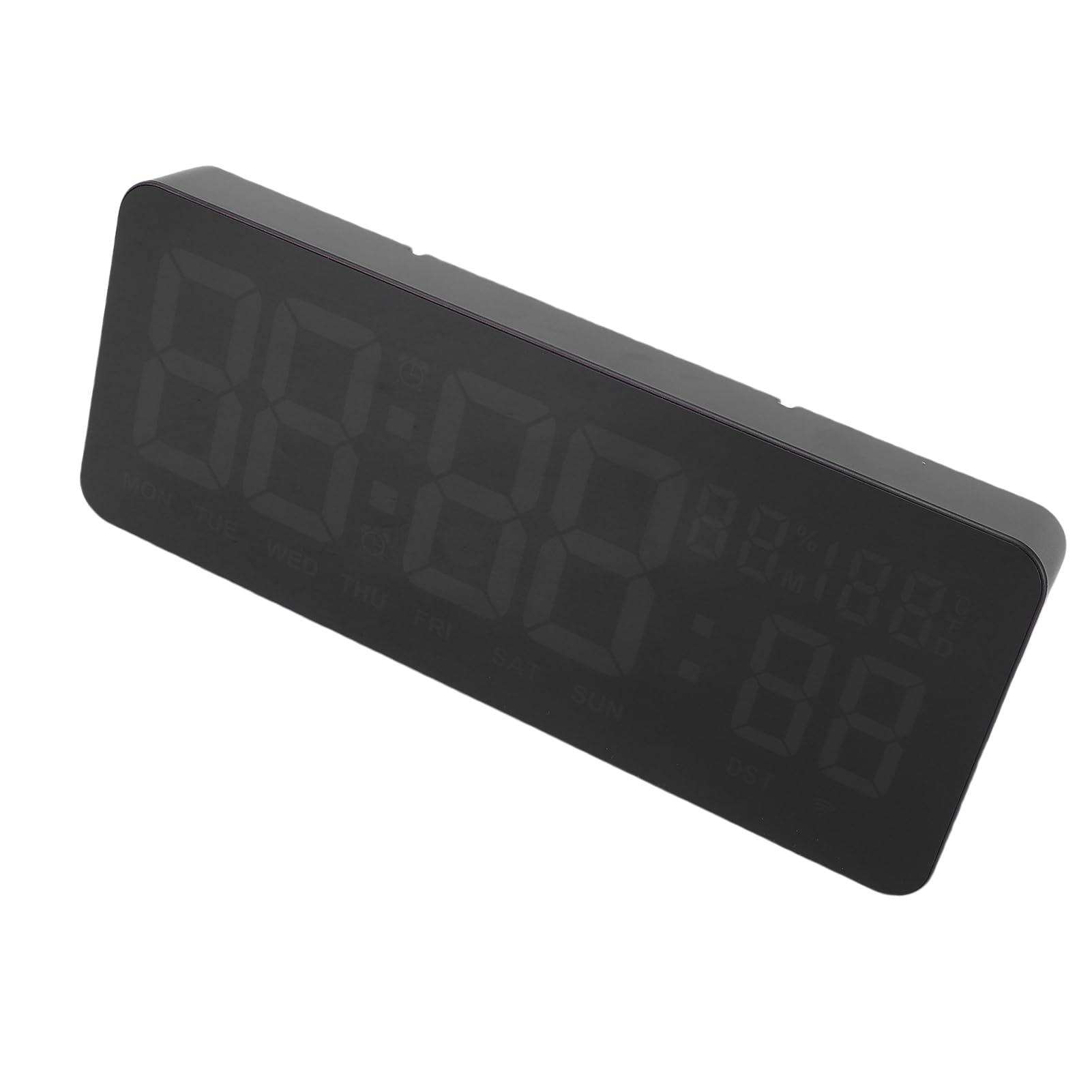 Orologio da Parete Digitale, Orologio con Ampio Display Colorato a 6 Cifre con Telecomando, Sveglia Digitale WiFi con Cronometraggio, Conto Alla Rovescia, Data Settimana, Temperatura,