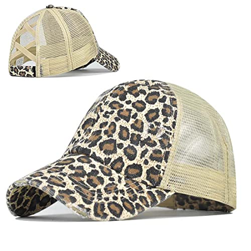 Gorra de béisbol para mujer visera de algodón malla verano miniatura 1