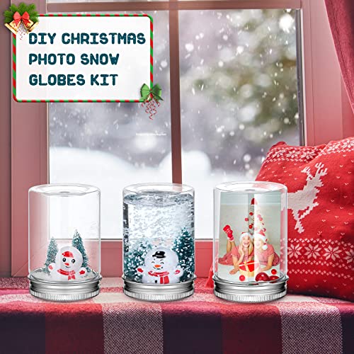 Jerify JERIFY-SNOW GLOBE-64 12 Pack Christmas Plastic Snow Globes Kit Includes 12 Clear Snow Globe thumb #4
