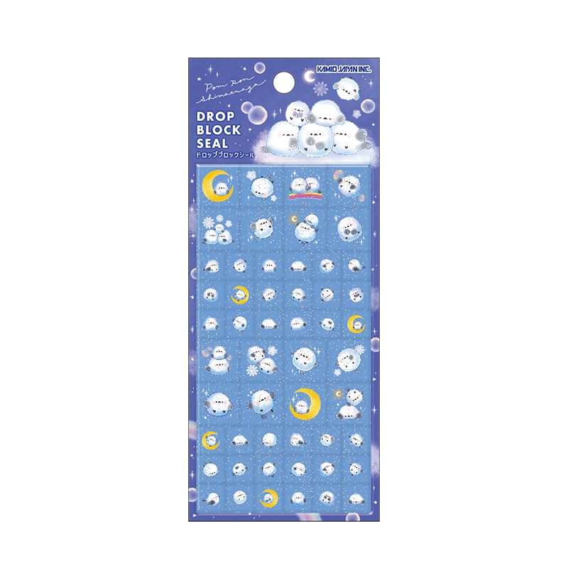 シマエナガグッズ(おはじきシール&ボンドロ) Amazon.co.jp: カミオジャパン シール ドロップブロックシール