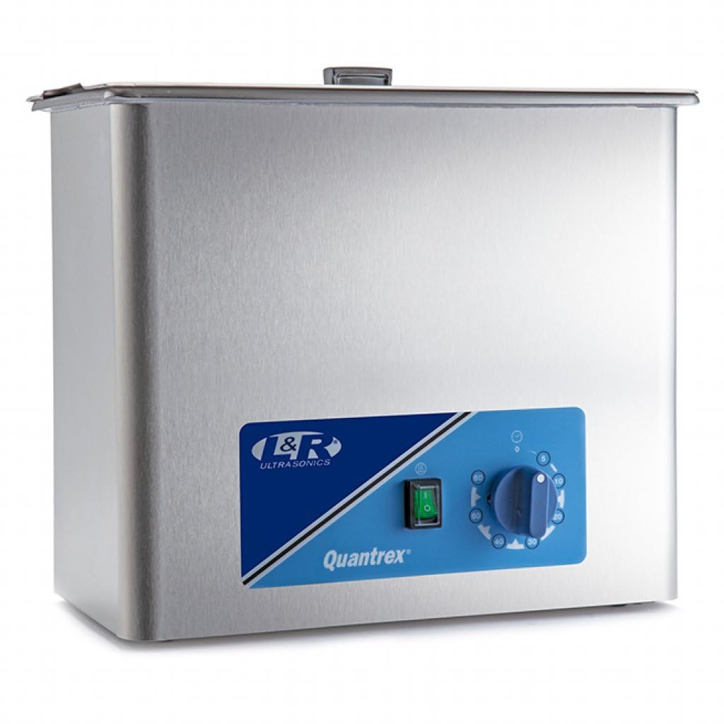 L & R Ultrasonics Quantrex Q210 6 qt Ultrasonic with Timer, Heat & Drain