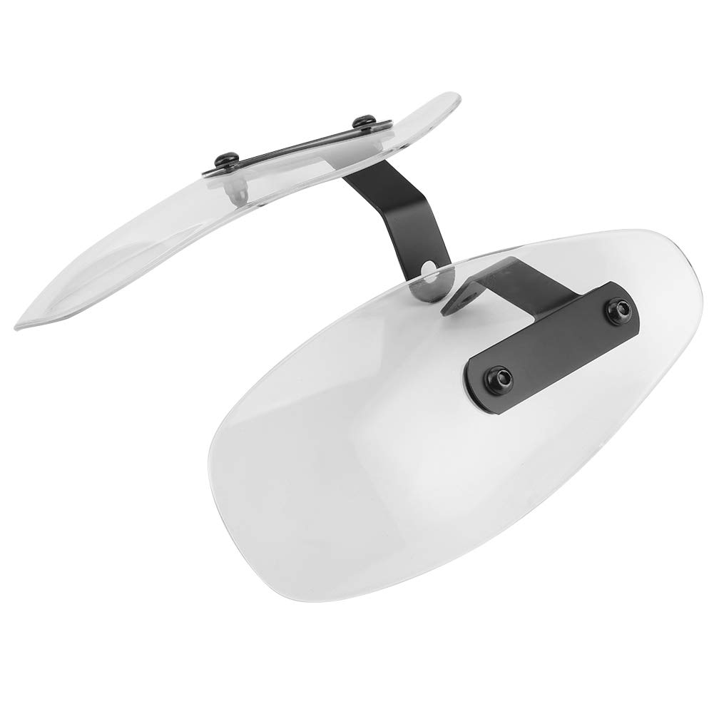 Deflector de viento para manillar ,protector de mano para motocicleta ,universal ,maravilloso para su vehículo(Transparent)