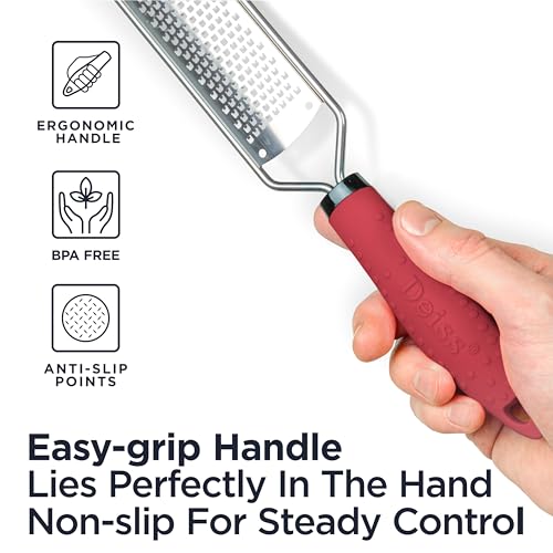 Deiss Pro Lemon Zester & Heavy Duty Cheese Grater & Vegetable Grater thumb #6
