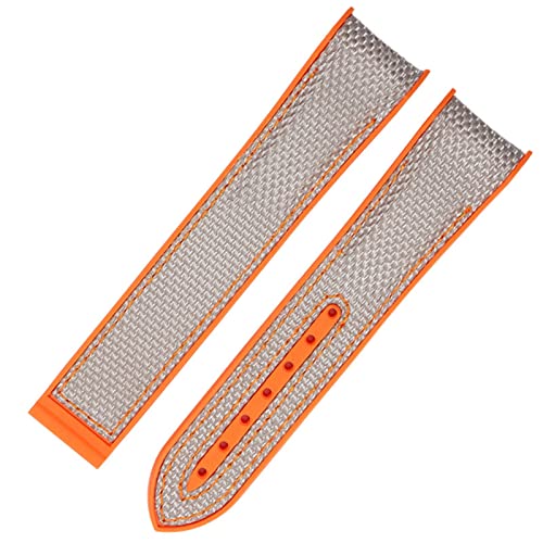 Bracelet en caoutchouc de silicone mauve fumé redonnez vie à votre montre de plongée 22mm