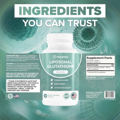 Rosabella Liposomal Glutathione Capsules