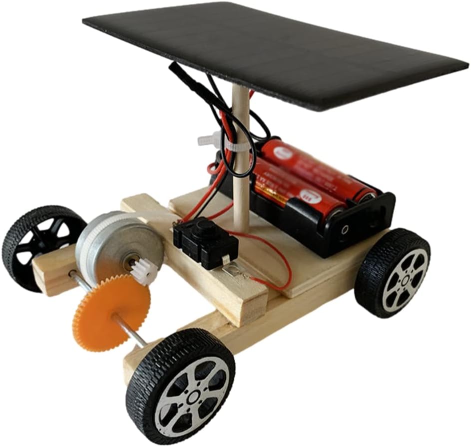 Solar Car Model Kits to Build, Science Experiment Kit for Applicable to Youth Age, Robotic Stem Project Build,Educational DIY STEM Set
