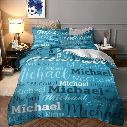 Parure de lit imprimé 3D Michael lit king size moderne et léger