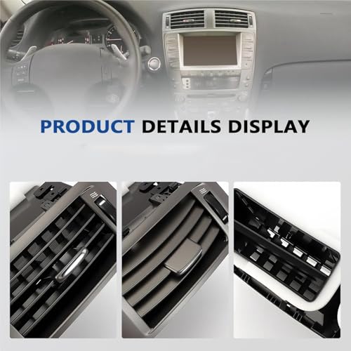 Grille de ventilation de climatisation premium pour console centrale Lexus IS