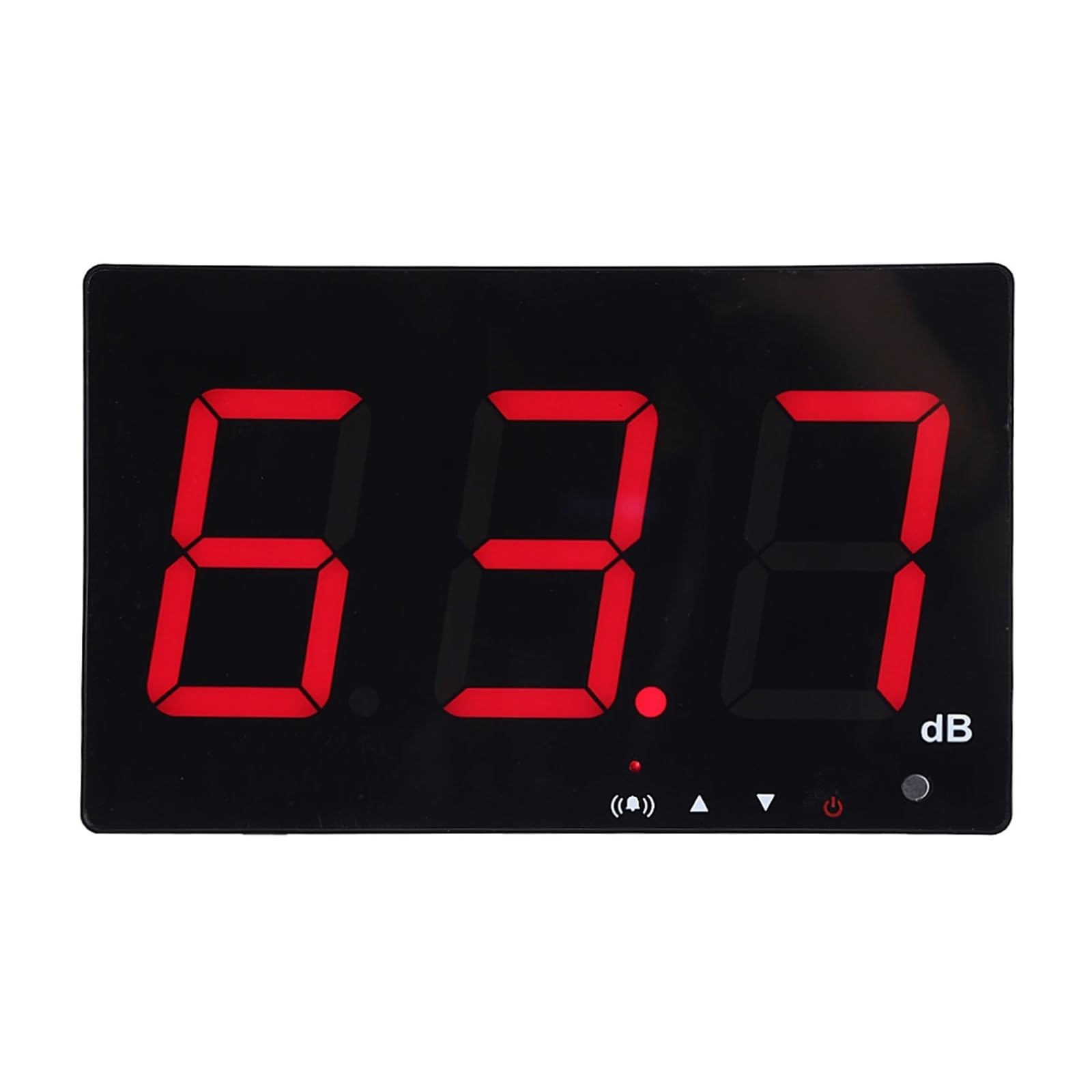 Sonómetro Digital De Pared Con Pantalla LCD De 9,6" Y Alimentación USB, Con 30-130 DB De Ruido. Amplia AplicacióN