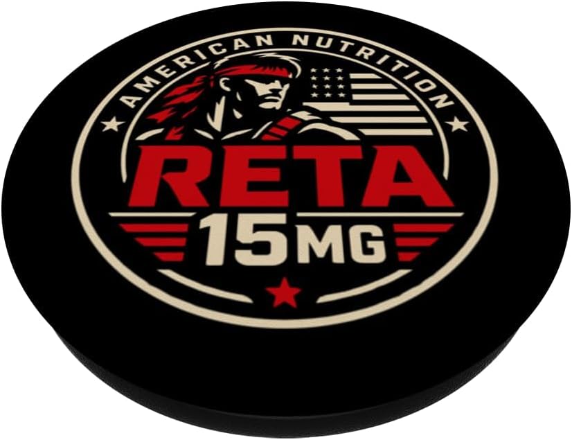 RETA 15MG Vintage Tactical Badge Style Graphic PopSockets Adhesive PopGrip image 2