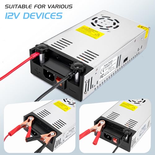 Image of AC to DC Converter 110V to 12V Power Supply AC to DC, 600W 50A 12V Diesel Heater Power Supply, Converter 120 to 12 Volt Switch Transformer AC 110V / 220V (50 /60Hz)