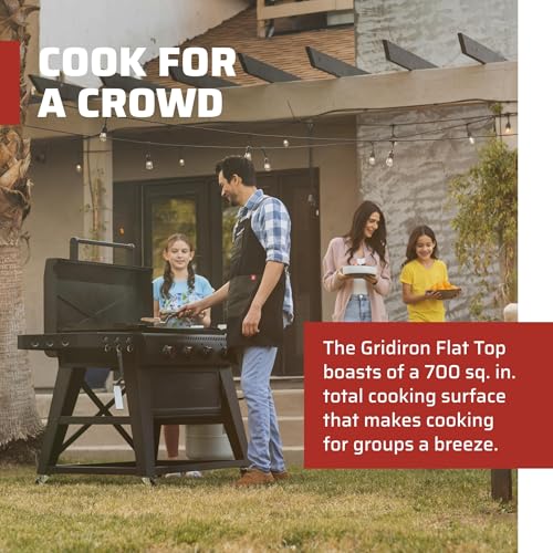 Image of Camp Chef Gridiron 36 - Outdoor Griddle Grill with Flamethrower Ignition & Hidden Grease Catcher - Premium Flat Top Grill for Outdoor Cooking